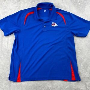 Knights Fresno State Bulldogs Performance Polo XL Blue Men NCAA Golf Shirt